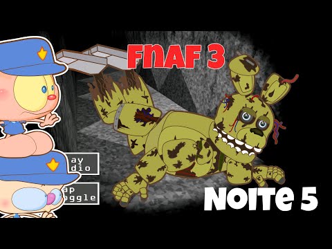 Mongo and Drongo in FNAF 3 - Five Nights at Freddy's 3 - Night 5 - FNAF 3 parody drawing