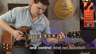 Video thumbnail for One Control Rebel Red Distortion by Jack Fossett