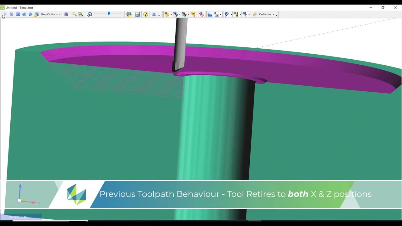EDGECAM 2023 Rough Turning Cycle SWARF Improvement