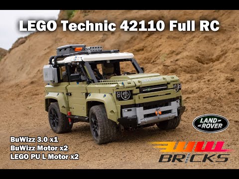 Unleashing the Power: Full RC LEGO Technic 42110 with BuWizz 3.0, BuWizz Motors, and PU L Motors!