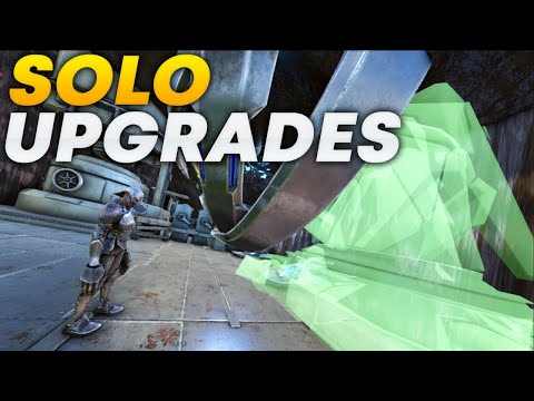 SOLO Upgrading My Hidden Rathole To Tek - ARK