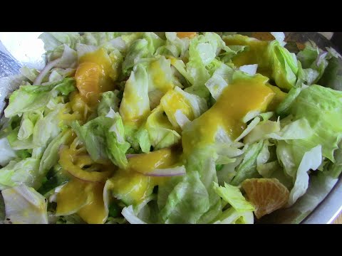 Low Fat Vegan No Oil Mango-Orange Dressing  from The New McDougall Cookbook EASY!