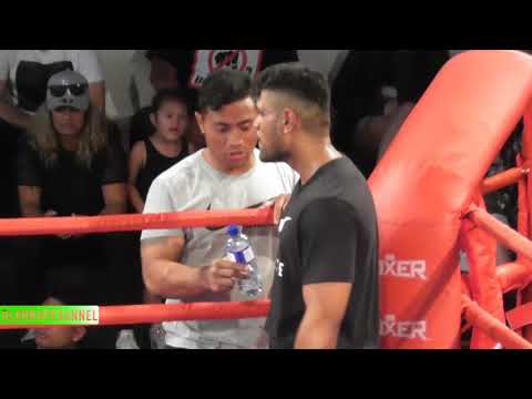 Fight 4: David Tepoutoa (95.2kg) vs Tuinanumea Teaukai (81.4kg) - Xmas Bash 14Dec17