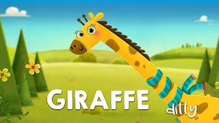 GIRAFFE – Ditty - Songs for kids. Animated nursery rhymes for children