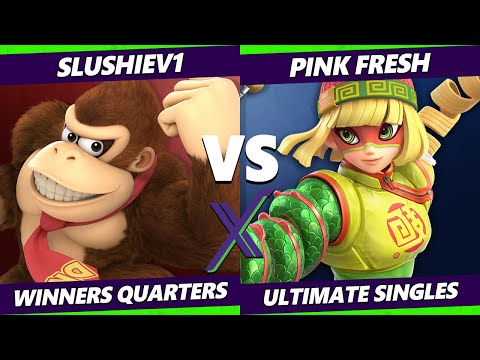 S@X 424 Winners Quarters - Slushiev1 (Donkey Kong) Vs. Pink Fresh (Min Min) SSBU Smash Ultimate