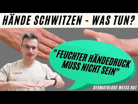 Hände schwitzen - Ein feuchter Händedruck muss nicht sein