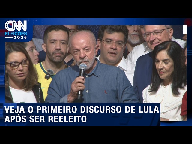 Veja a íntegra do primeiro discurso de Lula após ser reeleito | CNN ELEIÇÕES