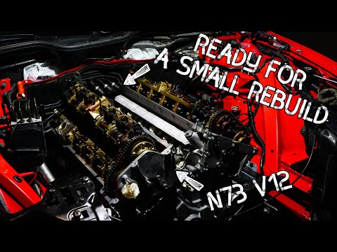Getting The N73 V12 Ready For Repairs (Part2 Dismantling) - BMW 760i E65