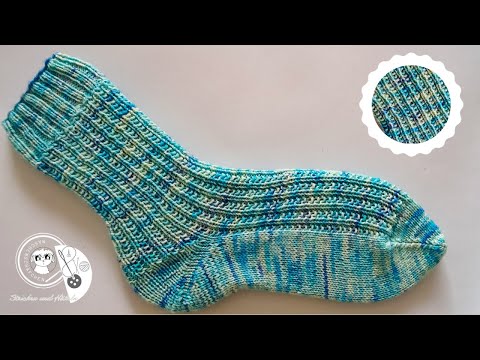 Socke stricken ❄️ Iceblue ❄️ / Maschenschäfchen