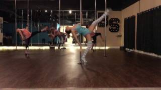 Doing It to Death - The Kills Beginner Pole and Floor Dance Routine 11-6-16