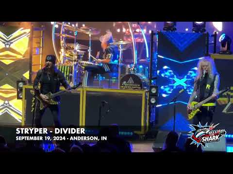 Stryper Performs "Divider" on September 19, 2024 in Anderson, Indiana