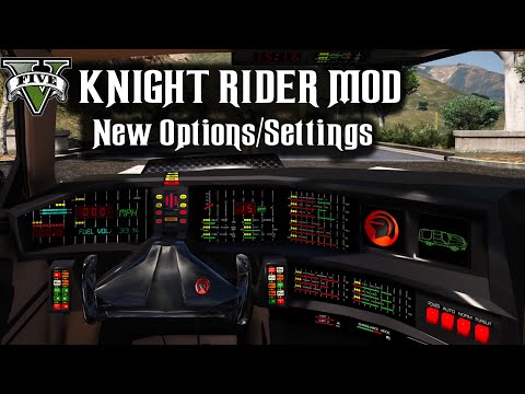 Knight Rider Mod v6.2.1 for GTA 5 - Several new Options/Settings