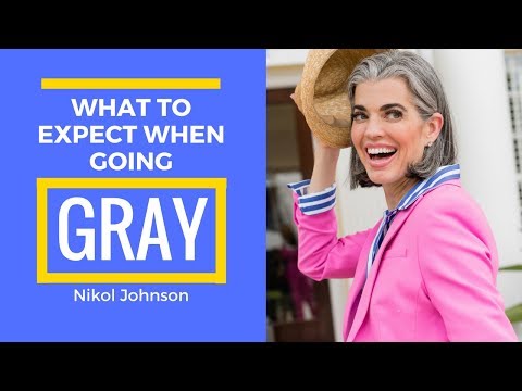 GRAY HAIR | What To Expect When Going Gray | Nikol Johnson Video