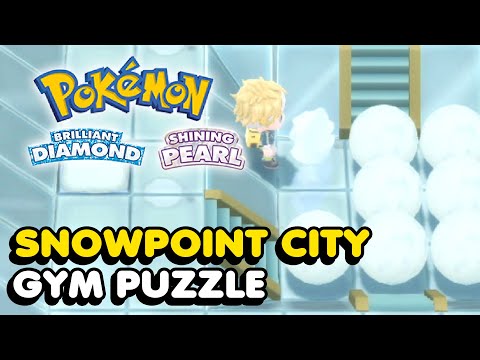 Snowpoint City Gym Puzzle Solution In Pokemon Brilliant Diamond & Shining Pearl