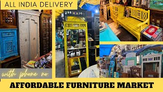 Chepest Furniture Market in Delhi ll Amar colony Furniture  Market ll Vintage Furniture