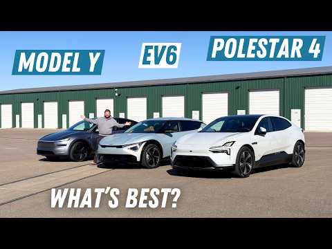 Quick Comparison – Polestar 4 vs Model Y vs EV6