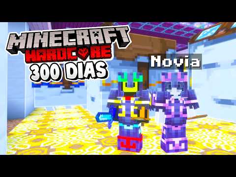 Sobreviví 300 Días con Mi Novia ♥️ en Minecraft Hardcore