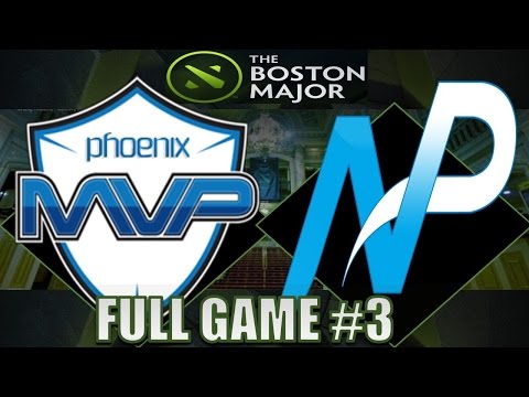 MVP Phoenix VS Team NP #3 | Boston Major | Dota 2 Full Game 7.14