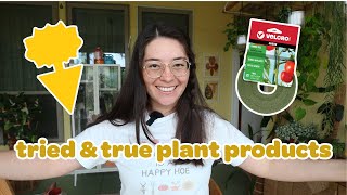 PLANT CHORES | using my tried and true houseplant care products