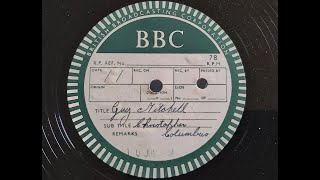 Guy Mitchell &#39;Christopher Columbus&#39;  1951 Acetate 78 rpm