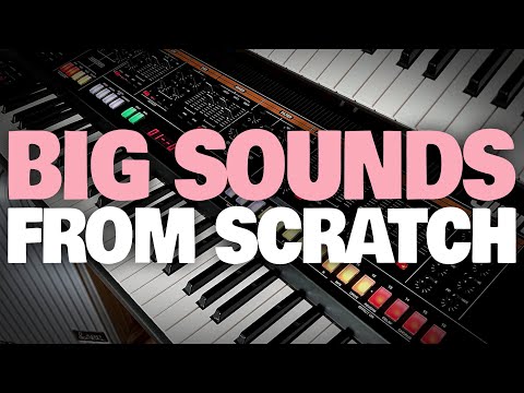 Making the biggest synth sound possible on the Jupiter-X