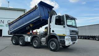 DAF CF85.460 trojstrann&yacute; vykl&aacute;pač 8x4 manual E4 VIN 989 dump truck | Image 4 - Autoline