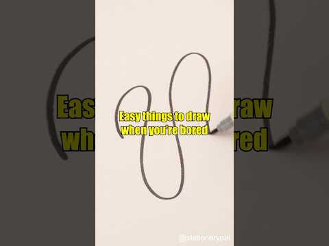 Easy things to draw when you're bored!!! 🖊️🖊️🖊️