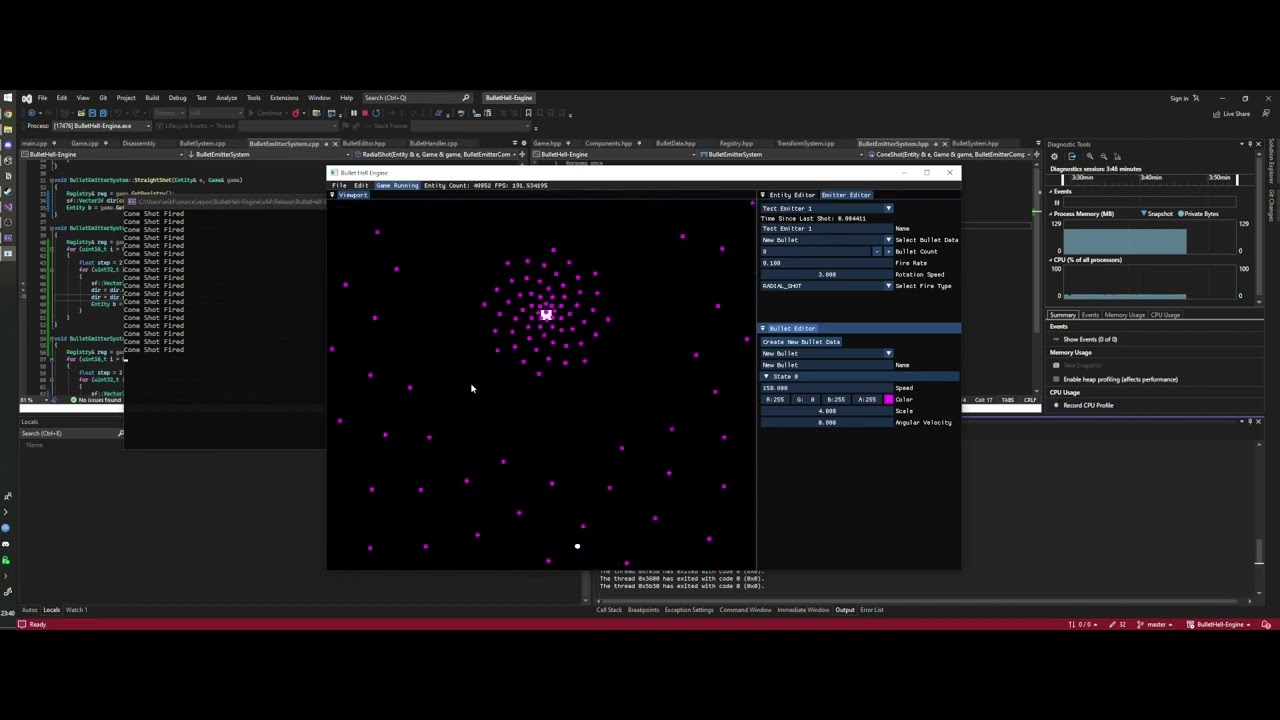 SFML Bullet Hell Engine - 1
