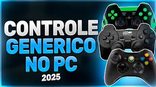COMO USAR CONTROLE GENÉRICO no PC em 2025 ! 🎮 ‹ TODOS os JOGOS ›