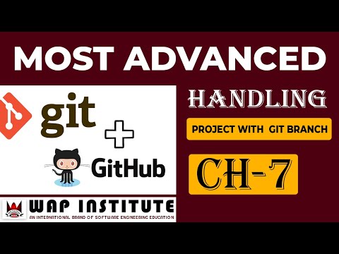 Ch-7 Git And Github - how to push code or files in master branch after branch merging in hindi