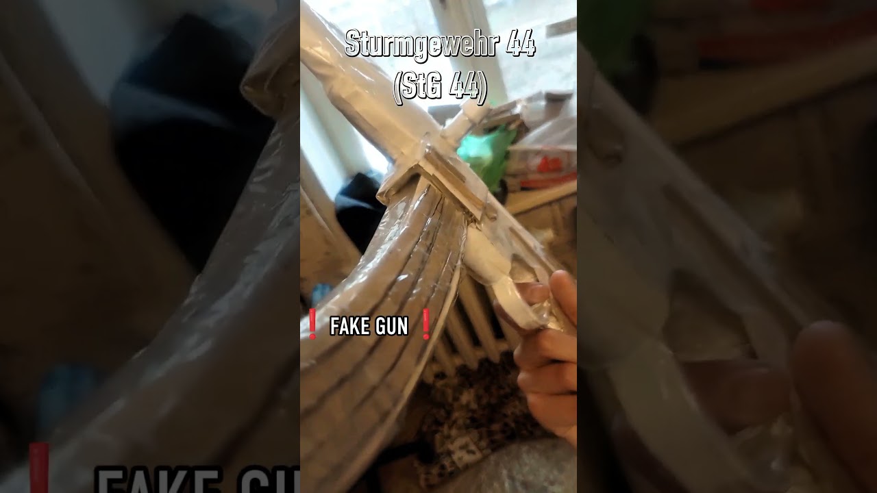 I made a paper StG 44 #ww2 #fakegun #stg44 #papercraft