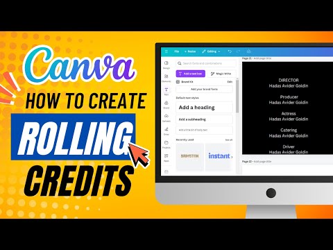 How To Make Rolling End Credits In Canva (Quick Guide)