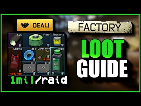 In depth Factory loot guide - Tarkov PvE
