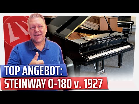 Wie neu: Ein Steinway & Sons O-180 Flügel von 1927 in schwarz poliert