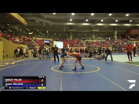 Exhibition 96-107 Lbs Round 1 - Harley Miller, OK Vs Sasha Williams, OK E135