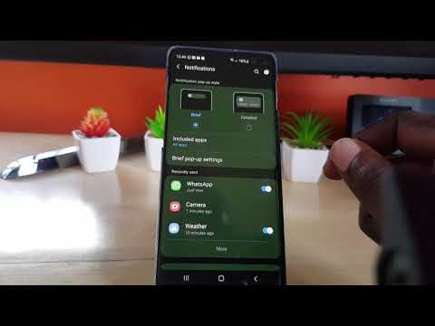 Enable Edge Lighting Samsung Galaxy S10 (Updated)