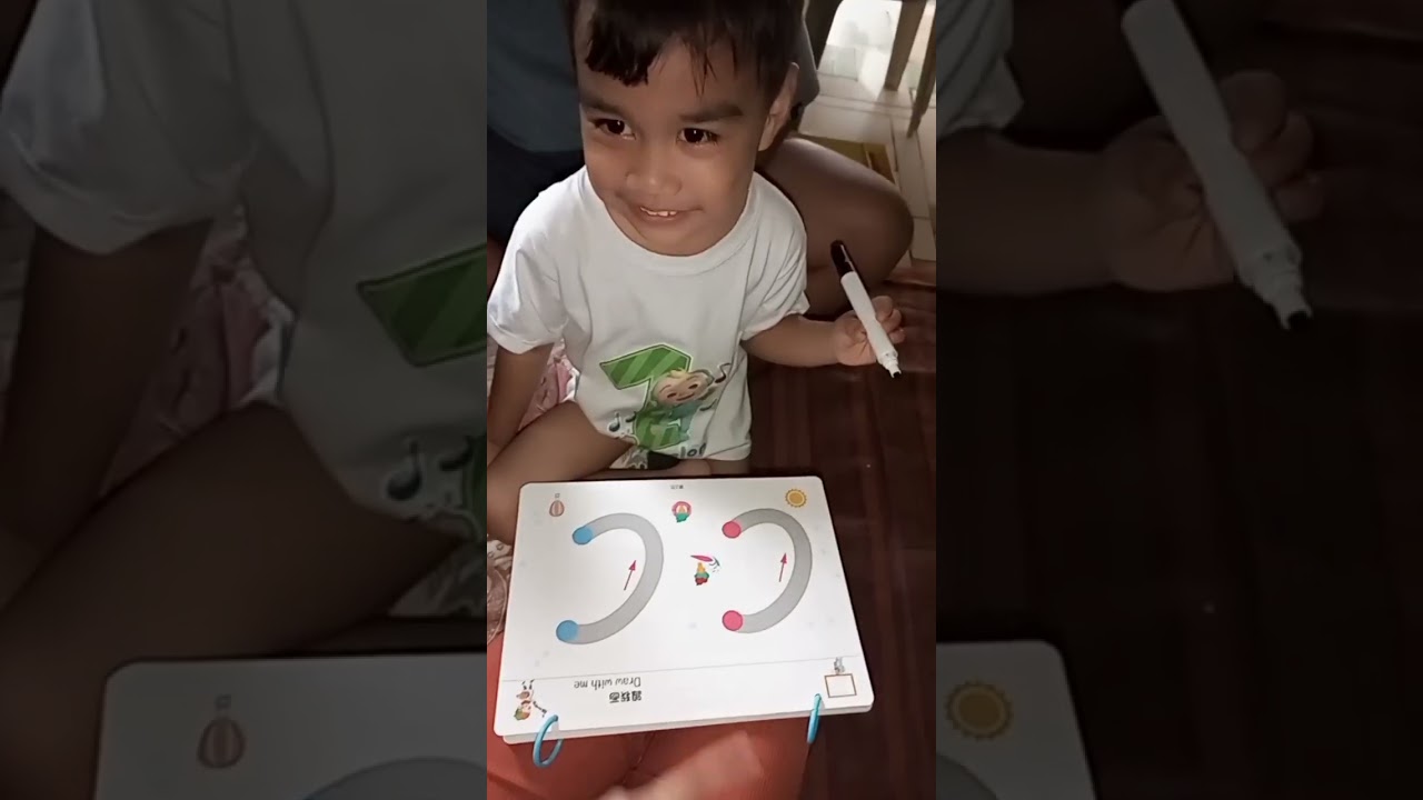 Tracing stroke line dot  to dot workbook for 3+ children learning cohesion