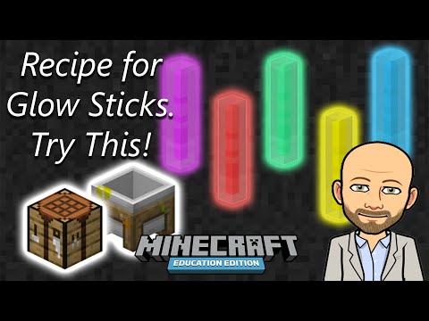 Recipe for Making Glow Sticks - Minecraft Education Edition