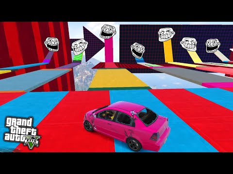 CARRERA TROLL EXTREMA!! EL CAMINO CORRECTO NO ES EL CORRECTO! GTA V