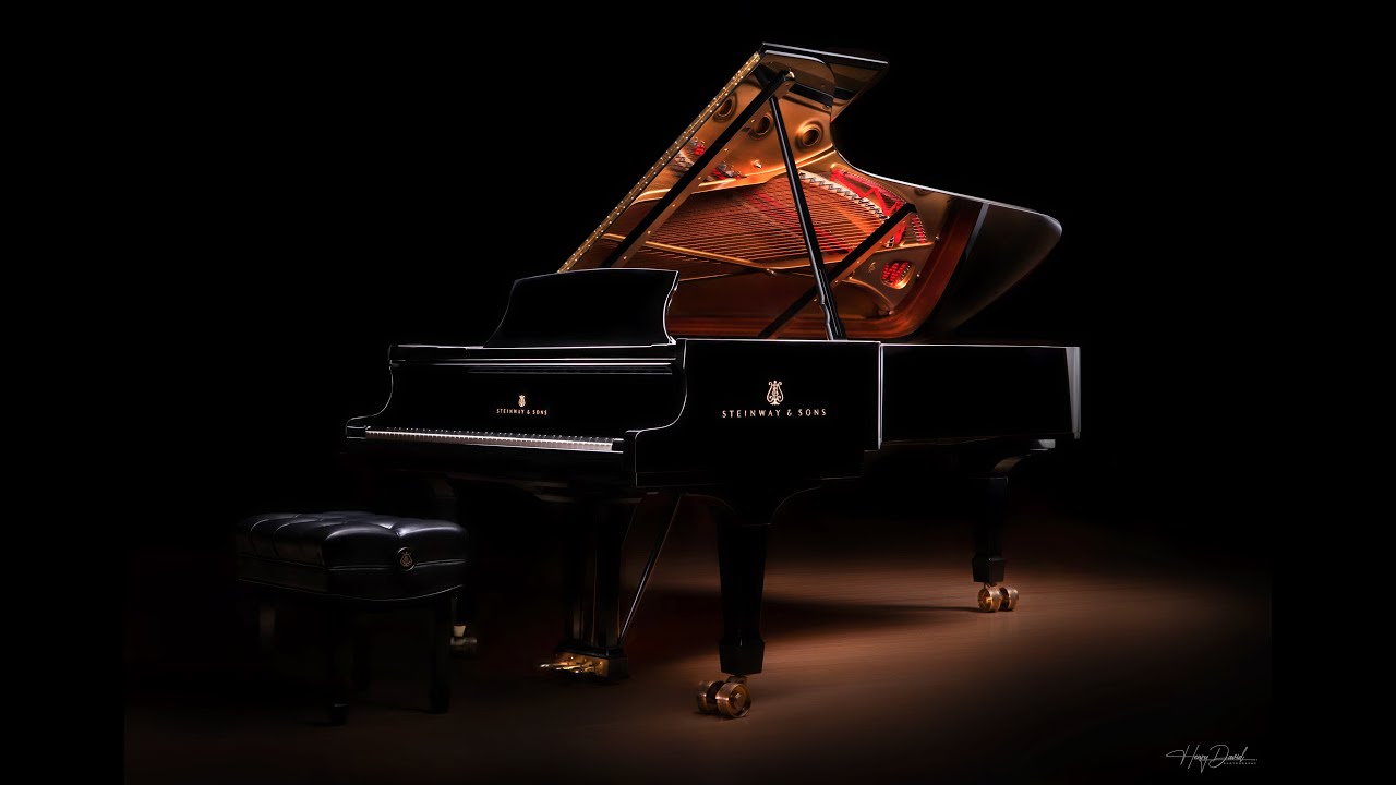 Steinway Piano Light Painting