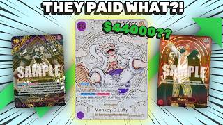 Gold SP Luffy Just Hit $44,000?? These SPs Are SHOCKING The Market!! | One Piece TCG Market Watch