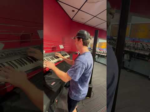 When u find a 90s rave keyboard in a music store