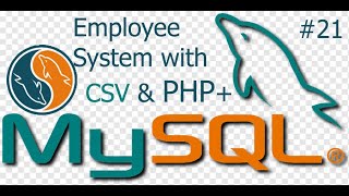 Employee Complete Advanced system with CSV Excel Enabled File Download