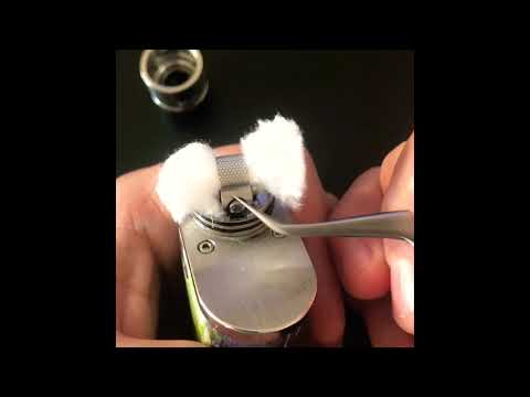Part of a video titled New Wicking Method for Wotofo Profile RDA - YouTube