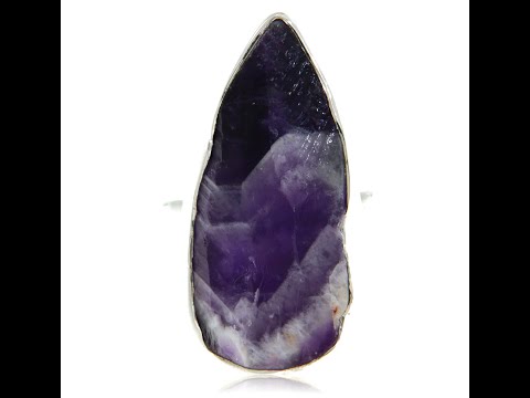 Inel Argint 925 Ametist Natural - Eleganta si Paza Spirituala