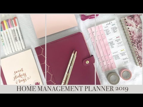 DIY HOME MANAGEMENT PLANNER 2019 Video
