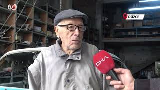 90 Yaşındaki Anadol Ustası, Araçları Yeniden Trafiğe Çıkarıyor