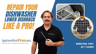 How To: Whirlpool, KitchenAid, Maytag Dishwasher Lower Dishrack W11129404