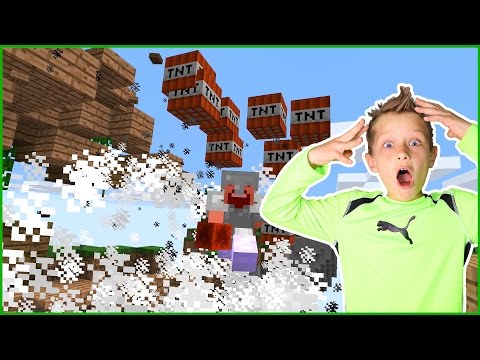 TNT TROLLING in Minecraft SkyWars