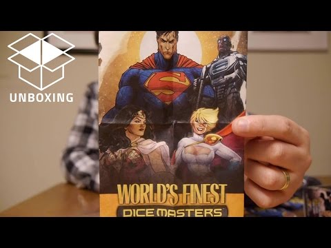 Unboxing and Early Look of DC Dice Masters: World's Finest